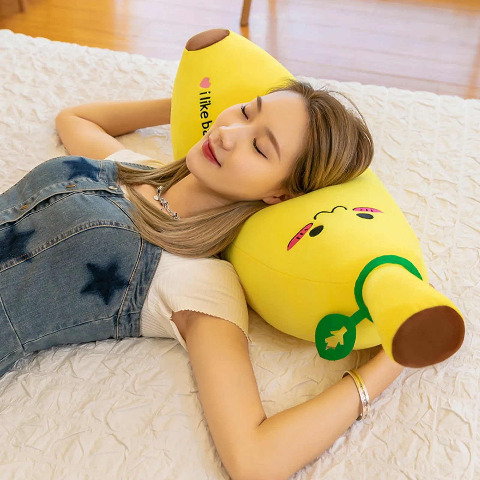 35/50/70/80cm Soft Plush Fruit Pillow Cute Banana Children's Sleeping Pillow For Home Creative Fruit Rag Doll Cushion Girls Gift 3