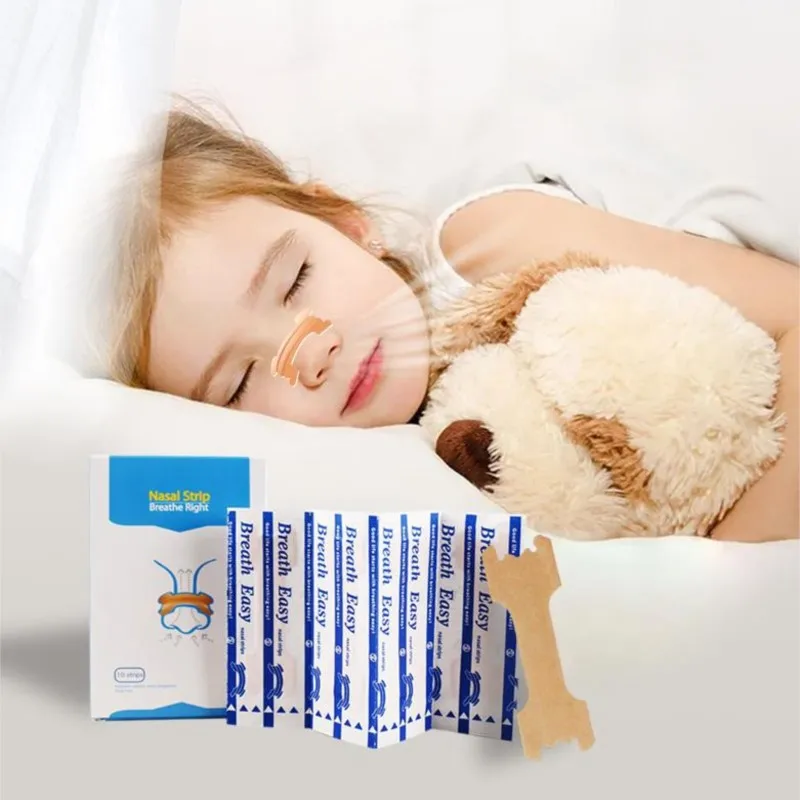 

100-300PCS Breath Nasal Strips Right Aid Stop Snoring Nose Patch Good Sleeping Patch Product Easier Breath Random Pattern
