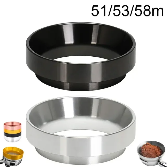 Espresso Accessories 58MM/53MM/51MM Tamper for Coffee Coffee Floor Basket Brew Filter Aluminum Dosing Ring Barista Coffeeware