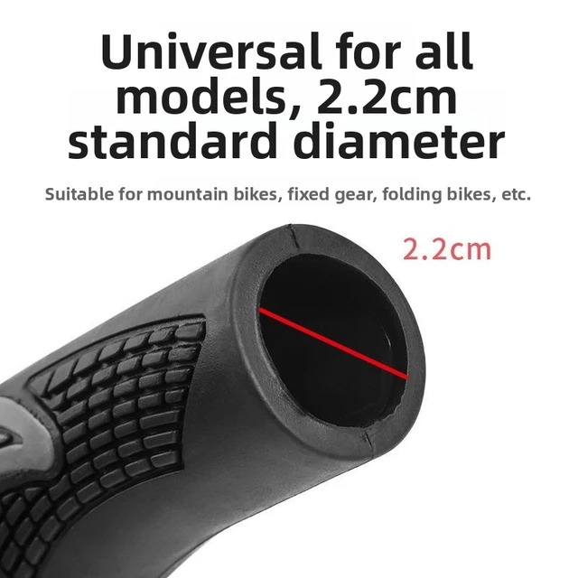 Universal Rubber Silicone Bicycle Handlebar Grips for Mountain Bikes, Ox Horn Style Bicycle Handlebar Grip Accessories