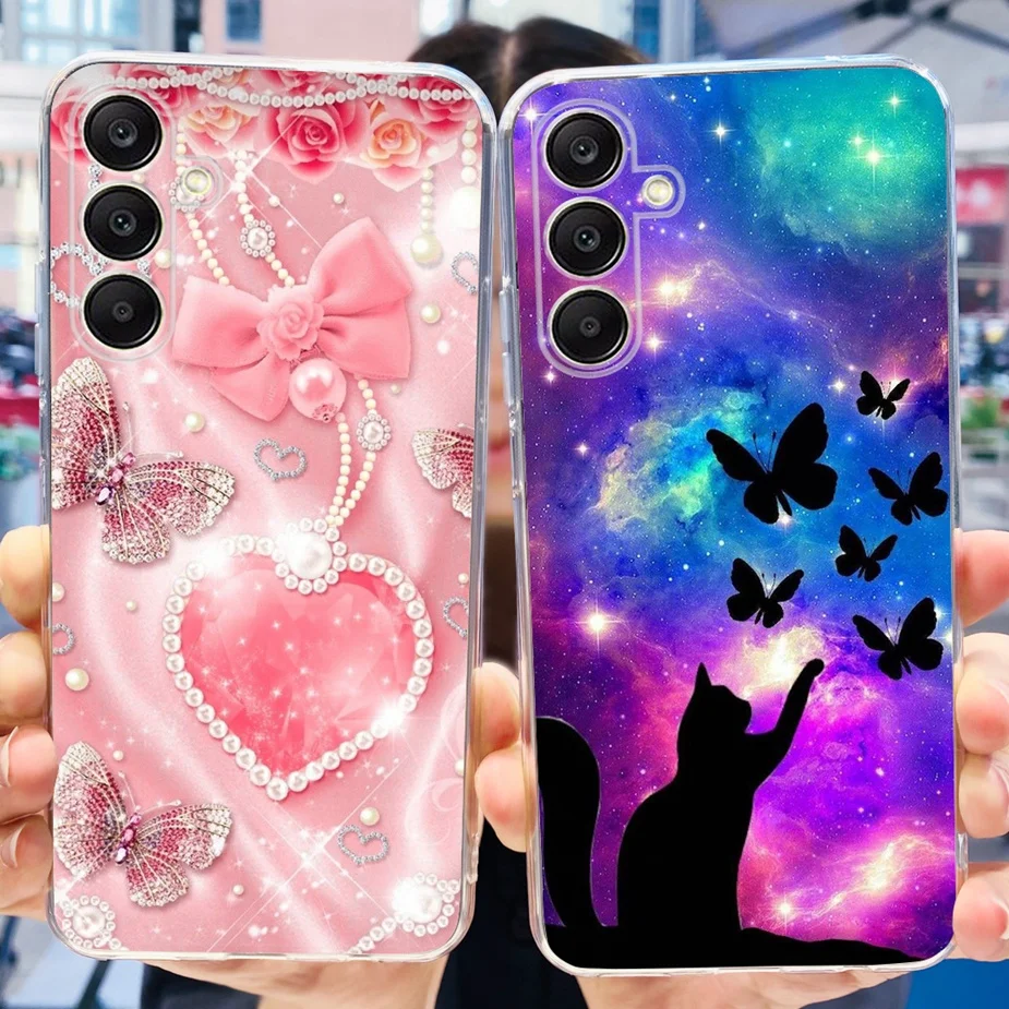 Luxury Painted Clear Silicone Case - Artistic Protective Cover