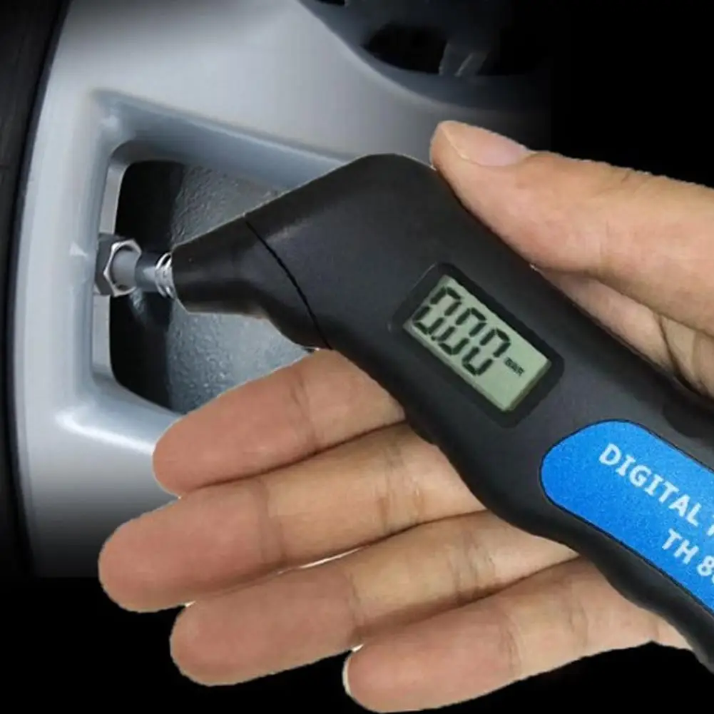 Universal TH805 Electronic Digital Tire Pressure Gauge Tire Air Pressure Gauge Meter LCD Display Tester for Car Truck Motor Bike