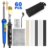 Upgraded 100W Plastic Welding Repair Kit 2in1 Plastic Welding Kit Temperature Control Soldering Iron Gun For Surface Repair Tool 1