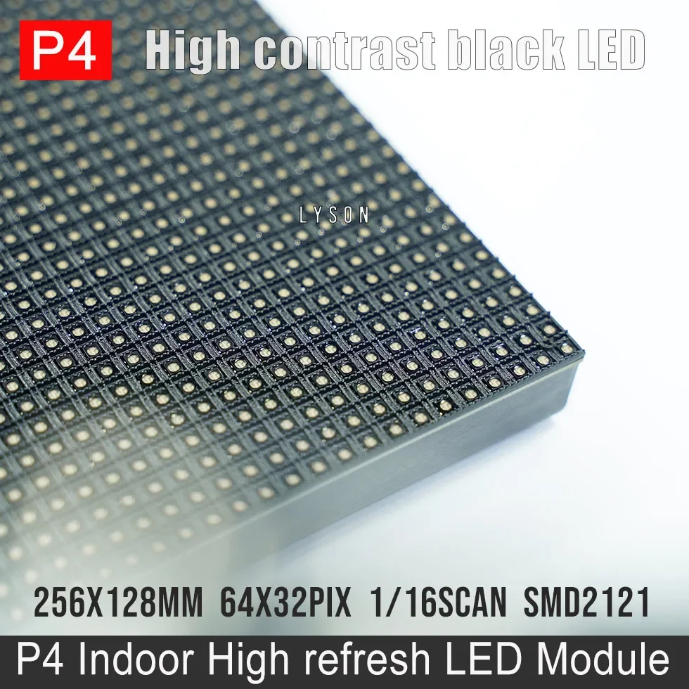 Hot P4 Indoor RGB LED Matrix 64x32 Pixels SMD Video Display Full Color  Panel Module