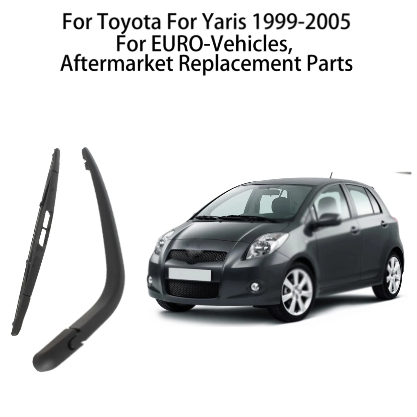 Rear Windscreen Wiper Arm and Blade Set - Enhanced Durability and Performance