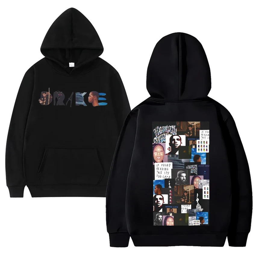

Rapper Drake Album Hip Hop Hoodie Men Women Y2k Casual Loose Fashion Fleece Long sleeve Sweatshirts Unisex funny print pullover