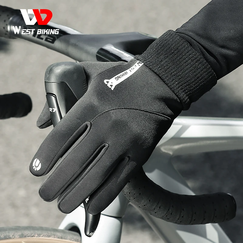 ROCKBROS Guanti Da Ciclismo In Maglia Con Imbottitura Gel – Touch Screen – Uomo/Donna (Autunno/Primavera) - 3