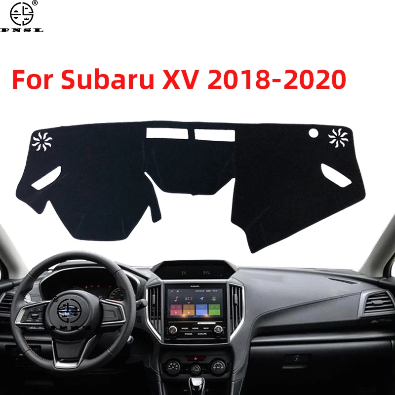 

For Subaru Impreza XV Crosstrek 2018 2019 2020 Car Dashboard Cover Pat Dash Board Mat Carpet Dashmat Anti-UV Sunshade Protector