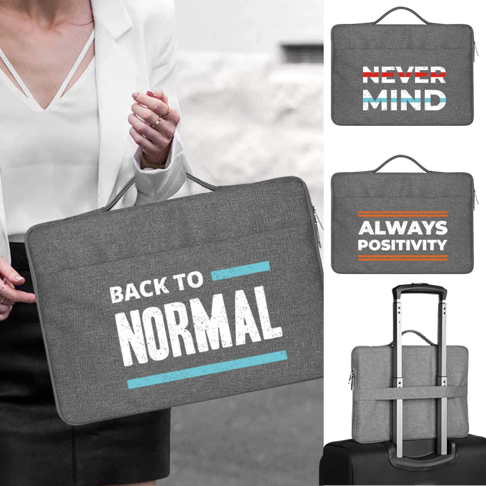 Laptop Bag For Hp Dell Asus Apple Huawei Travel Handbag 10.1 11.6 12 13.3 14 15.6 Inch Universal Notebook Computer Organize Case