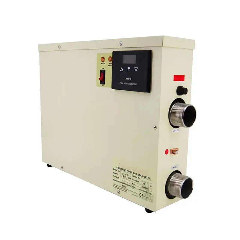 

15KW Water Heater Swimming Pool Bathtube Thermostat 220V/380V Extremely Fast Heating High Temperature Safety