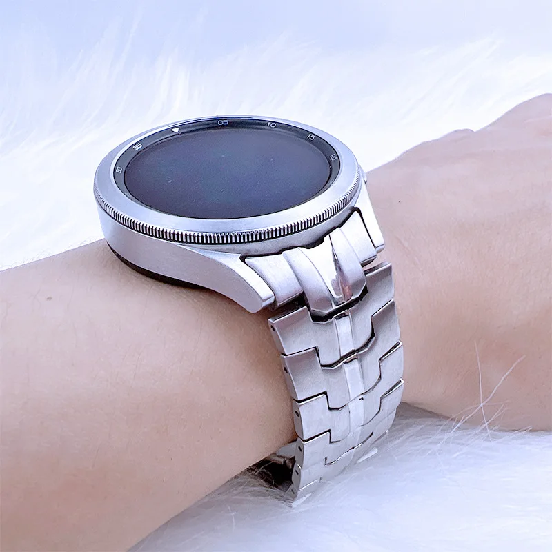Ремешок из нержавеющей стали для Samsung Galaxy Watch 4, металлический ...