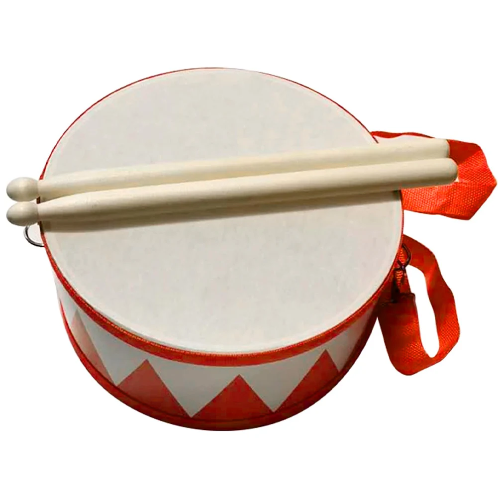 Musical Percussion Instruments Snare Drum Practice Pad Kids 6 Inch Wooden Snare with Adjustable Strap Drumsticks