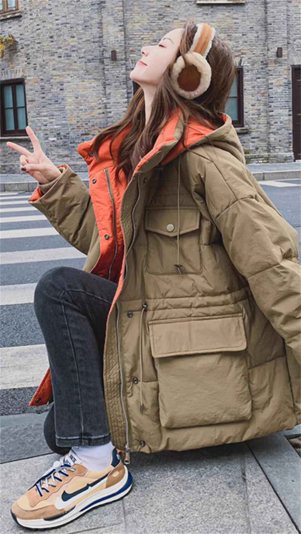 Рисунок 5 - Популярный зимний пуховик контрастных