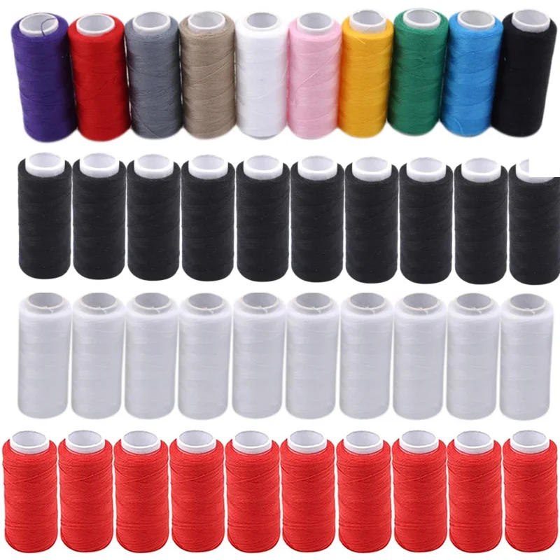 Description Picture 4 of item10Pcs Sewing Threads 10Colors 200 Yards Per Spools Sewing Thread Machine Embroidery Thread for Hand Stitching Sewing Accessory