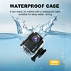 4K/60fps Action Camer  24MP Wi-Fi 2" IPS LCD 170D Underwater 30M Helmet Video Sport Anti-Shake Action Camera With IMX386 Lens 4