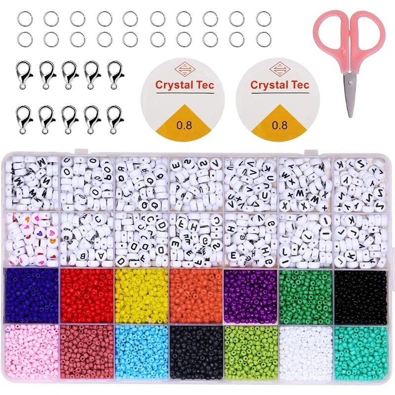 

A-Z Acrylic Letter Beads DIY Bracelet Jewellery Making Accessories