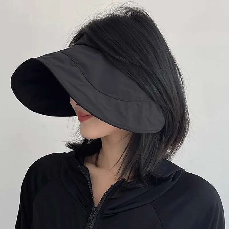 Summer Empty Top Sun Hat for Women Outdoor UV Protection Visors