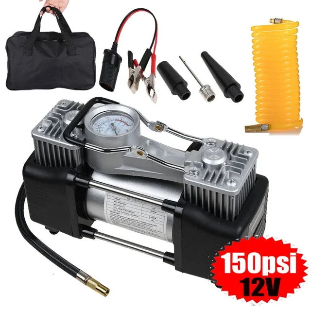 Double Cylinder Tire Pump