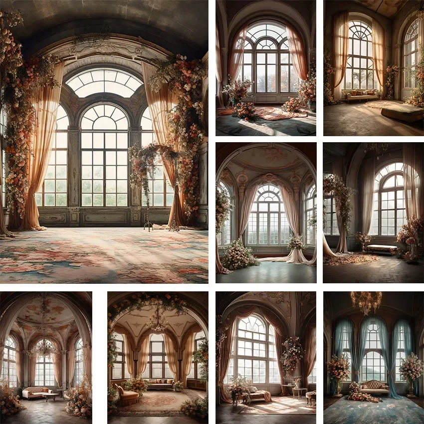 

Фотофон Mehofond винтажный интерьерный фон с окном розовые цветы Свадебная вечеринка для беременных фотография Фотостудия