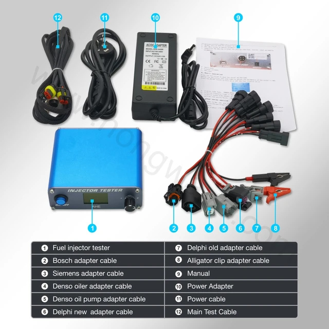 HWAUT CRI120 USB Simulator Diesel Common Rail Injector Tester With AHE Test For Bosch Delphi Cummins