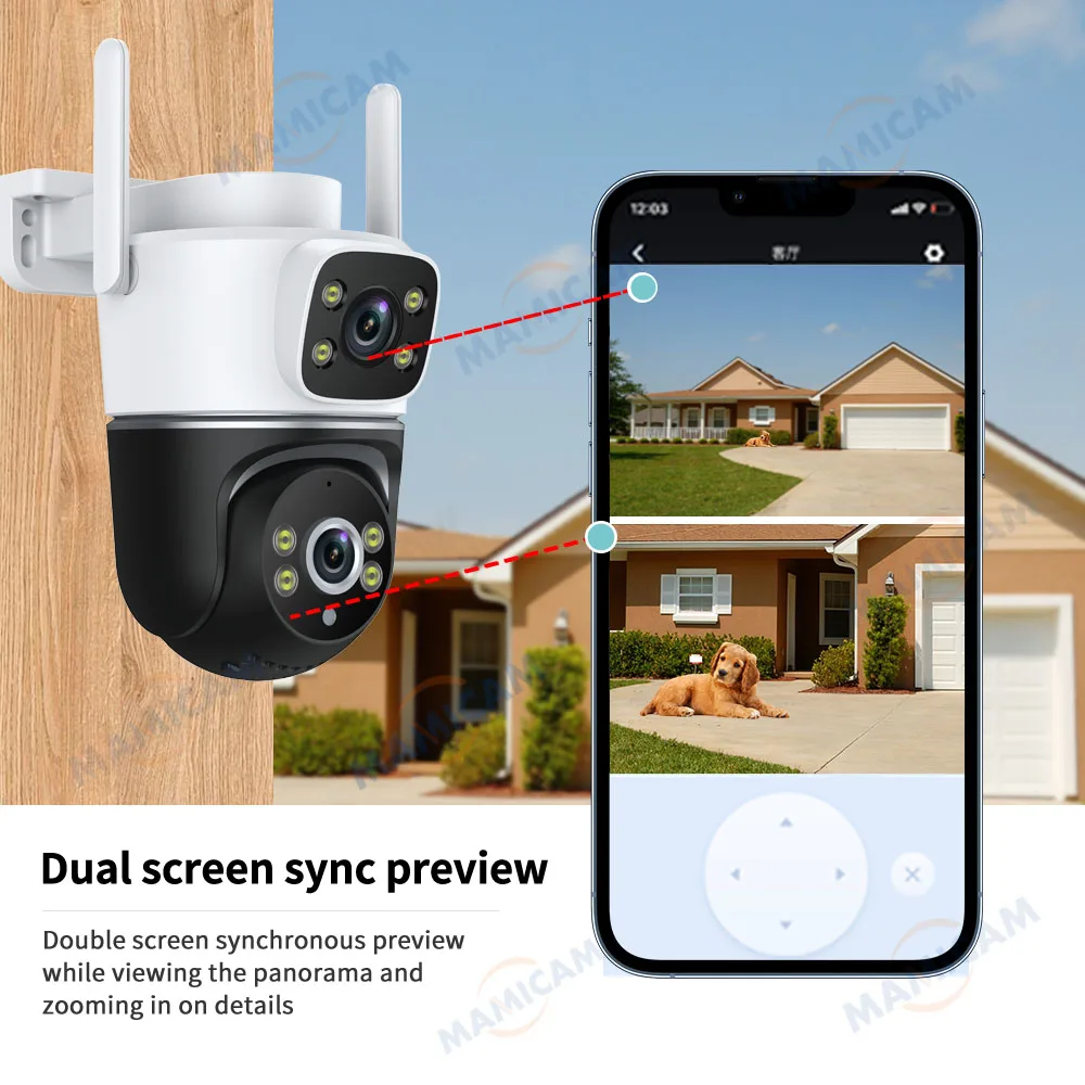 Camera No Wifi Needed CAMBLINK 4G LTE Cellular Security Camera