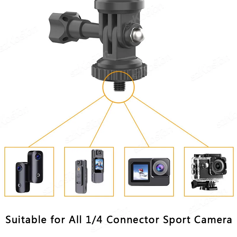 Support pare-soleil pour caméra action GoPro DJI - Rotule 360° universel