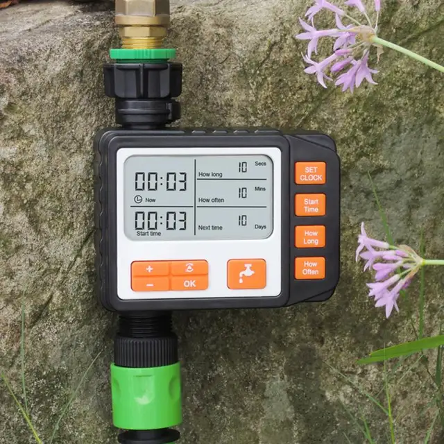 IP65 Programmable Garden Watering Timer Automatic Watering Irrigation Programmer For Greenhouse Drip Water System Controller 3
