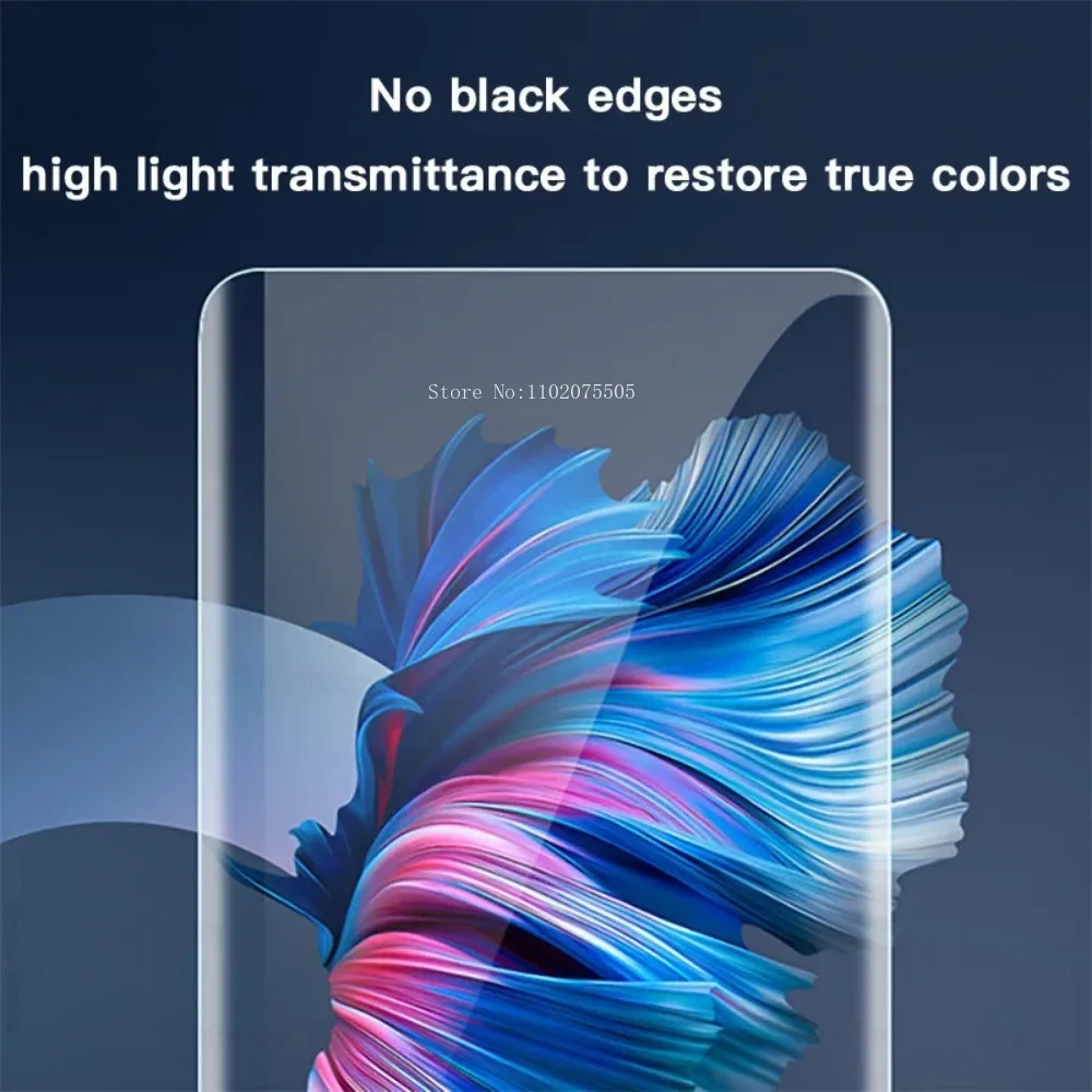Premium Full Screen UV Tempered Glass with Super Fast Unlock Feature