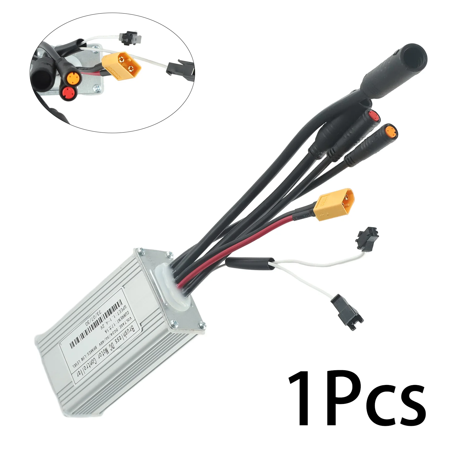 17a E-Bike-Controller 24v36v48v-17a 350w 6 mosfets E-Bike-Kit Sinus-Drei-Modus-Elektrofahrrad-Ersatzteile – Detail 16