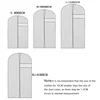 5PCS Dustproof Clothing Covers Waterproof Clothes Dust Cover Coat Suit Dress Protector Hanging Garment Bags Closet Organizer 6