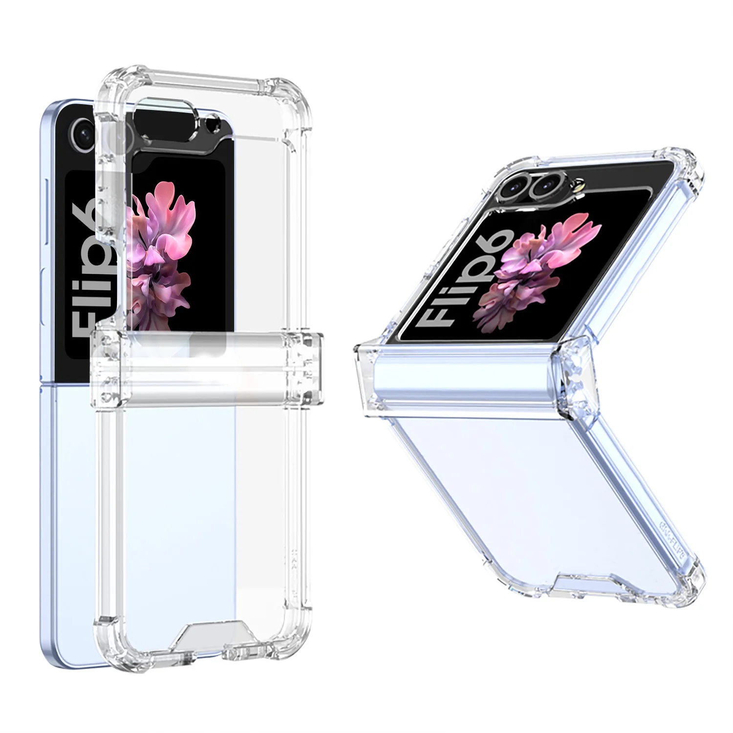 Ultra Slim Shockproof Soft Cover with Airbag Technology - Transparent Case with Clear Hinge Protection