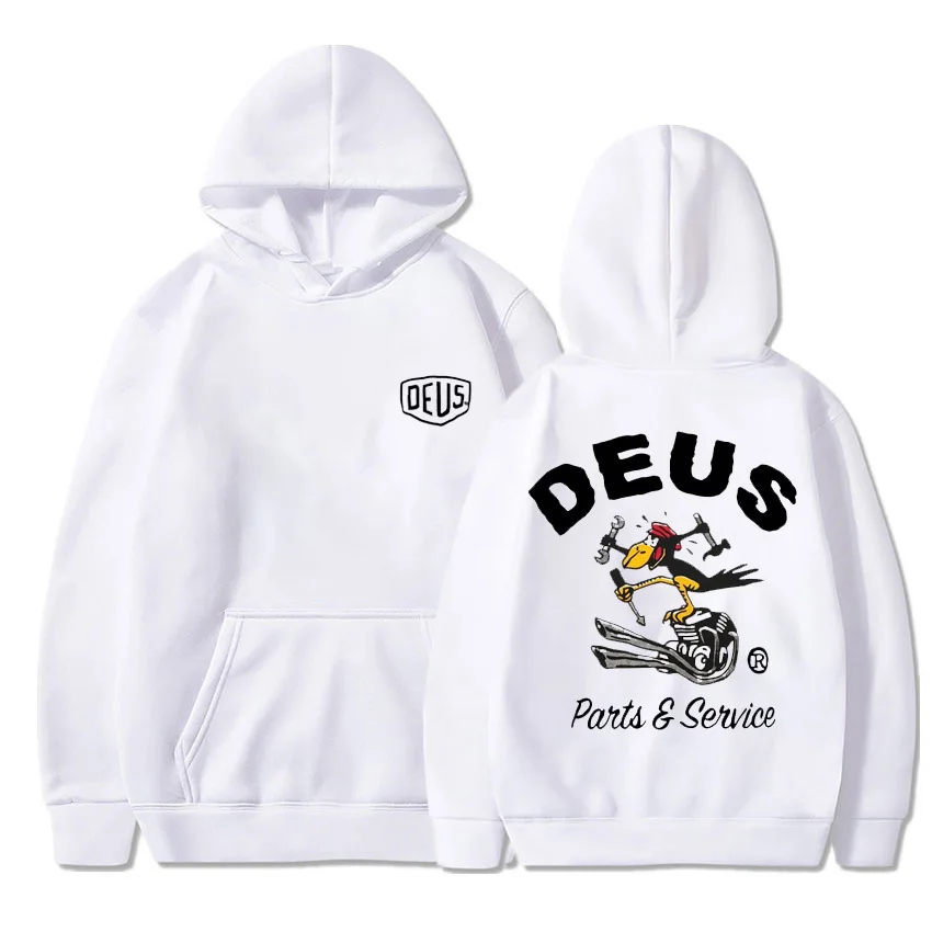 

Best Seller Korea High Quality Casual Fashion Brand Men's Black Deus Hoodie Oversized Print Mens Women's Cotton Hoodie