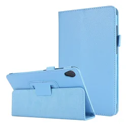 Premium PU Leather Tablet Stand Cover Holder - Universal 8 - Inch Sleeve for Tab M8 TB - 8505 (Sky blue)