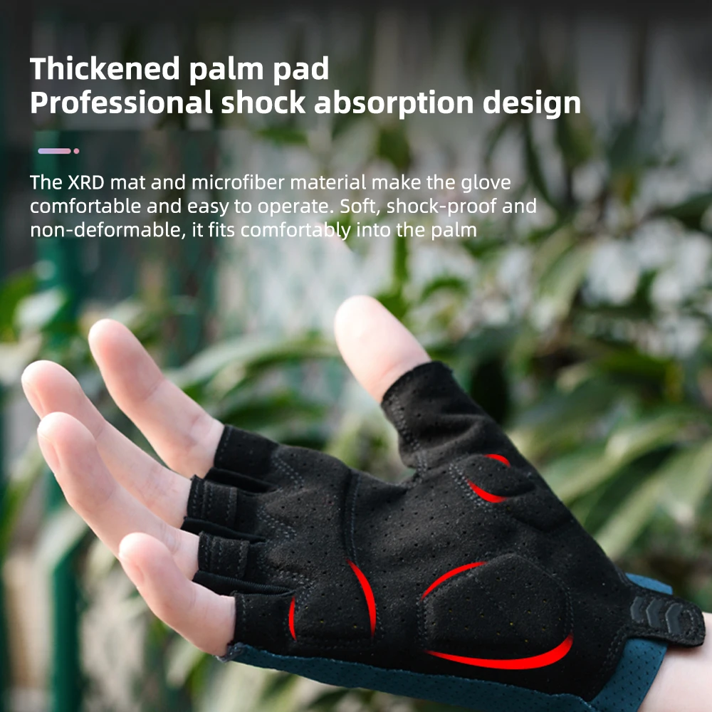 ThinkRider Sports Cycling Gloves Half Finger Men Women MTB Bike Gloves Running Fitness Gym Riding Motorcycle Bicycle Gloves 2