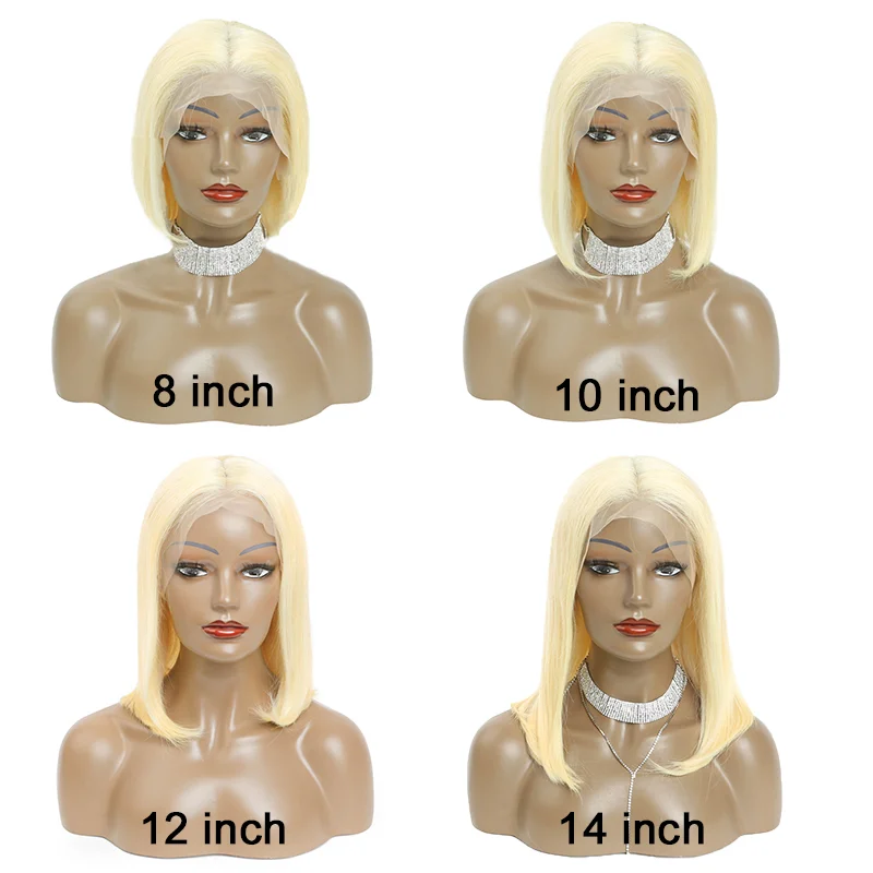 13x6 Bob Wig 613 Honey Blonde 13x4 Lace Front Human Hair Wig Remy Brazilian Short Straight Colored 5x5 Closure Wigs Women lace front wig human hair wigs