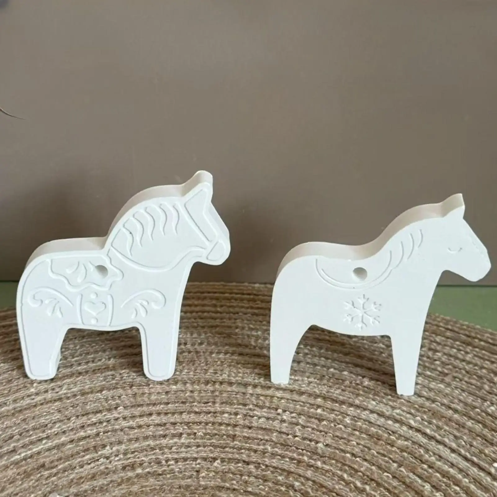 Horse Mold Horse Candle Molds Silicone Easy Release Polymer Plaster Paste Craft Moulds For Pendant Cement Gypsum Decoration