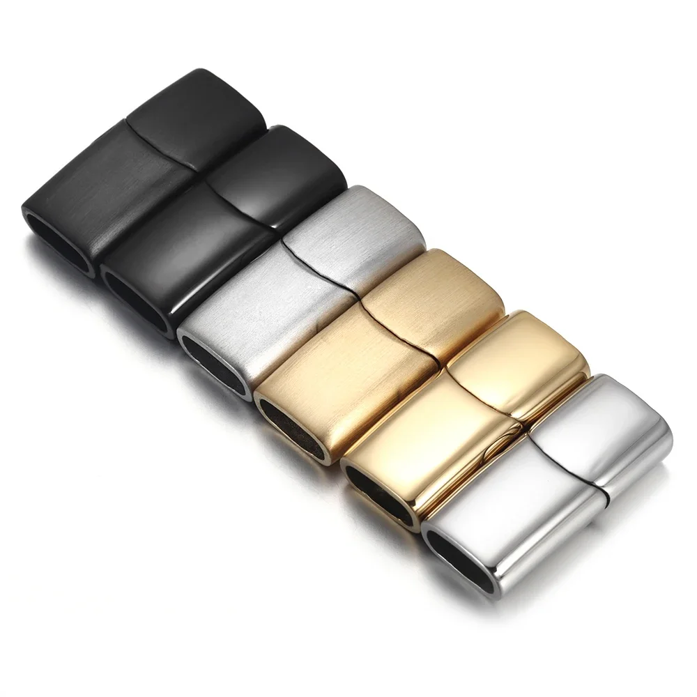 Magnetic Clasps Stainless Steel Magnetic Clasp 8*4mm 10*5mm 12*6mm for DIY Bracelet Accessories Jewellery Making Supplies Jewelry Parts