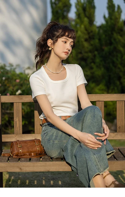 こなママさまUNIQLO ミントグリーンあったか長袖カットソーハイネック 