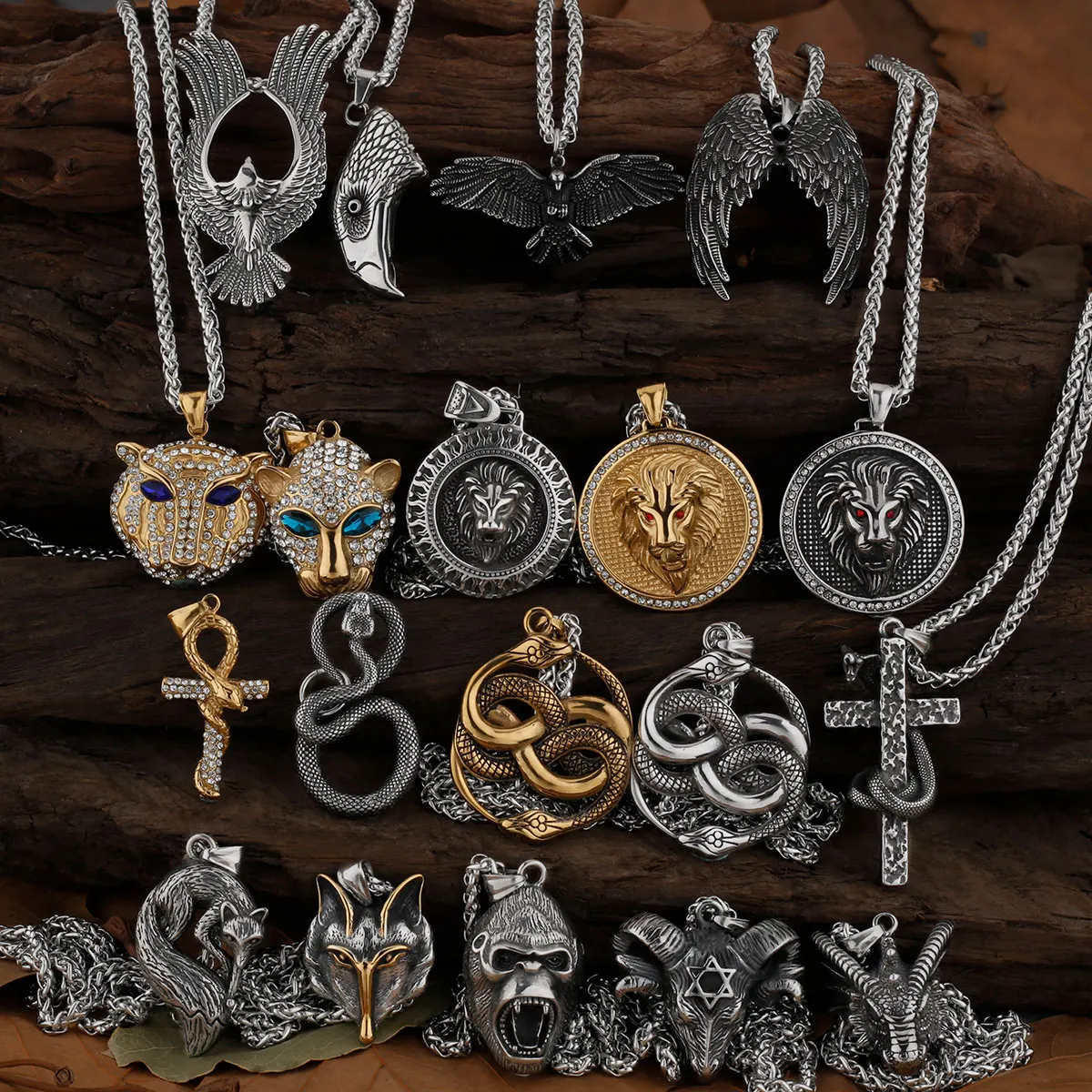 🔥 Totemic Animal & Sacred Symbol Pendant Collection – Worn in the Circle of Earth & Fire 1