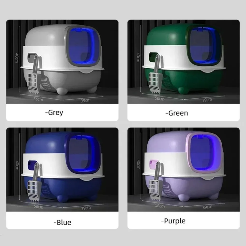 애완 동물 쓰레기통, 고양이 변기 살균, 방진 탈취제, UV 살균, 폐쇄 샌드박스, 대용량 고양이 변기 쓰레기통 Best5 애완 동물 쓰레기통, 고양이 변기 살균, 방진 탈취제, UV 살균, 폐쇄 샌드박스, 대용량 고양이 변기 쓰레기통 Best5