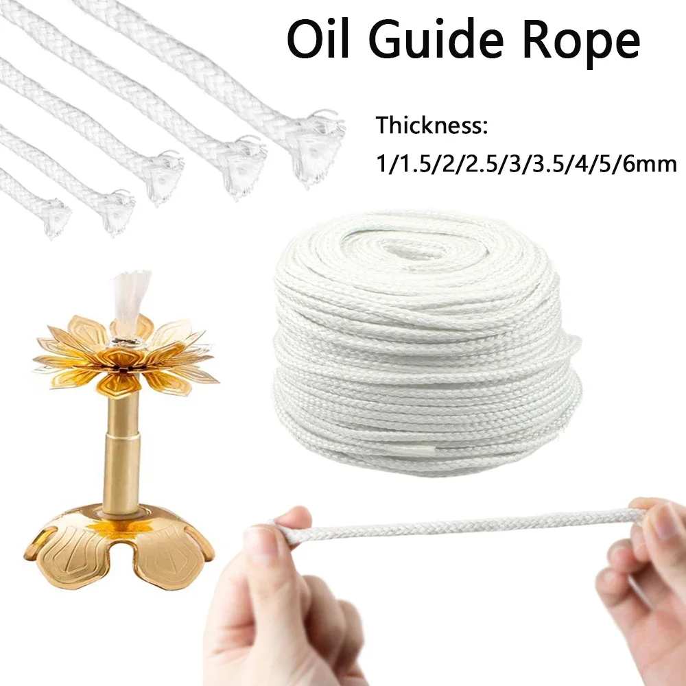 3/10m Replacement Fiberglass Wick for Candle Making