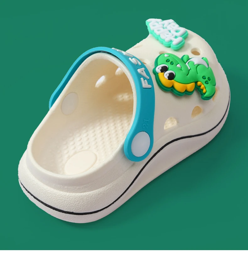 Description Picture 6 of itemKids Hollow Mesh Slip-On Slippers Boys Girls Non-Slip Breathable Lightweight Soft Sole Home Outdoor Beach Sandals  Toddler