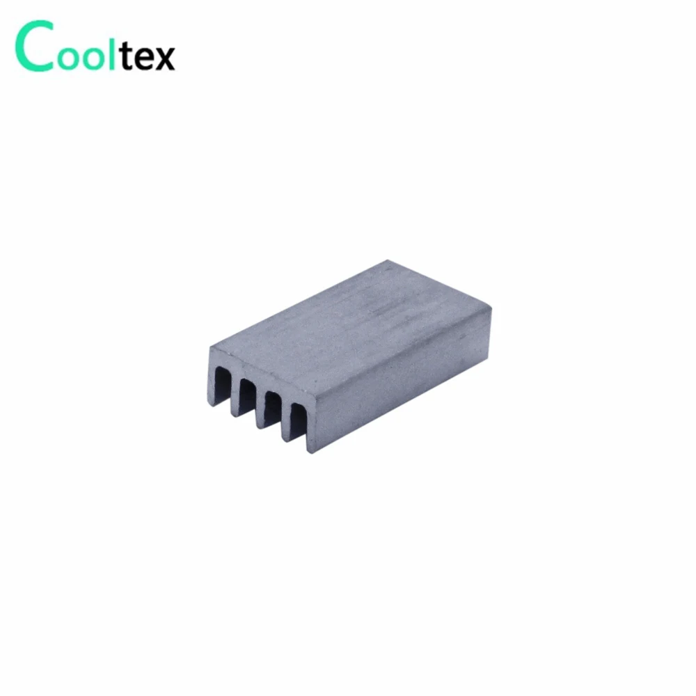 (50 개/몫) 20x11x5mm 알루미늄 방열판 라디에이터 칩 전자 냉각기 냉각