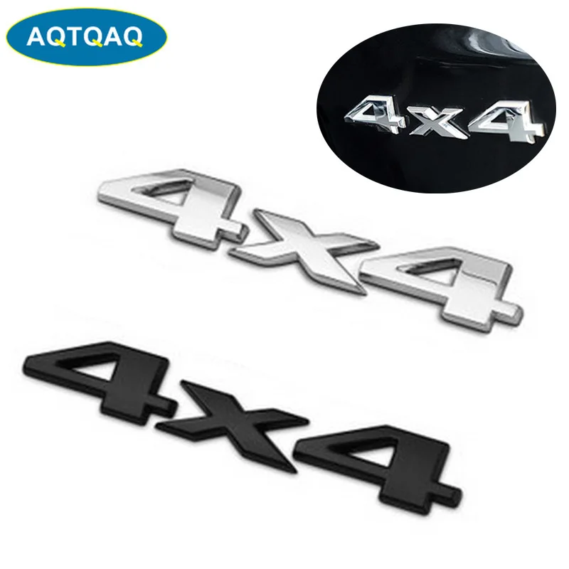 Car Sticker 3D 4x4 Four Wheel Drive Car Sticker Logo Emblem Badge Decals Car Styling Accessories for Frod Bmw Lada Honda Audi Toyota