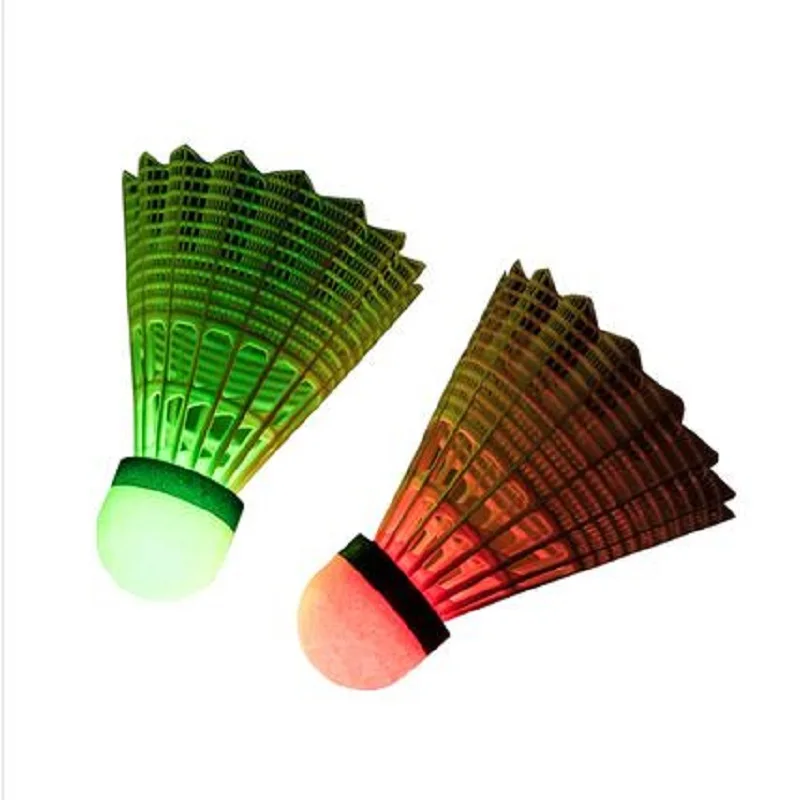 Suzakoo Feather Pattern Luminous Badminton Balls Nine Outdoor Playing_voghion.com