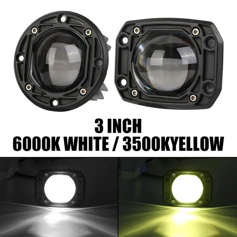 

Front Bumper Fog Lights LED 30W Off Road Waterproof Casting Aluminum Transit Foglights Headlight Car Accessories For All Modals
