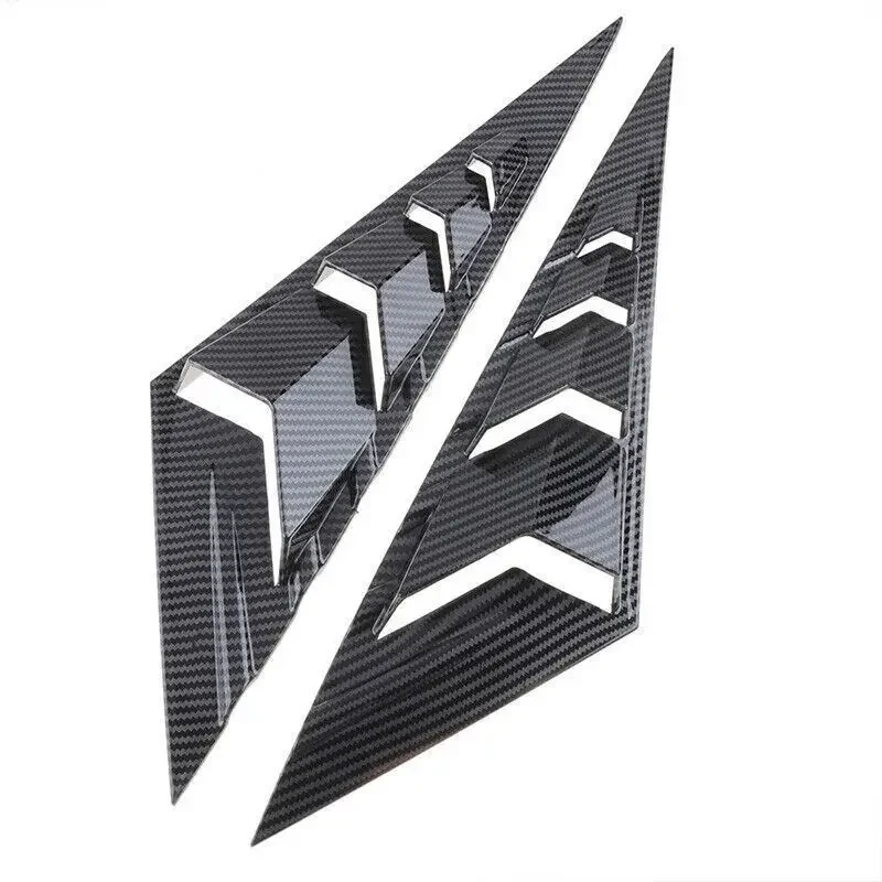 Car Rear Louver Window Side Shutter Cover Trim Sticker Vent Scoop Accessories For Hyundai Elantra car rear window cover