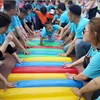 10/5PCS PVC Inflatable Cheering Stick Cylinder Pool Noodles Jumbo Outdoor Games Kids Adults Carnival Field Day Party Supplies 3