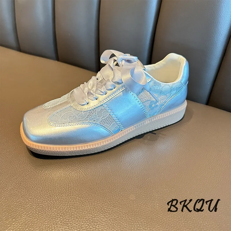 BKQU Brand 2024 New Trend Ballet German Training Shoes Mesh Ribbon Breathable Comfortable Free Shipping
