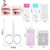 1Pcs Eyebrow Scissor Eyelash Trimmer Facial Hair Remover Stainless Steel Nail Cuticle Manicure Scissor Beauty Makeup Tool 2
